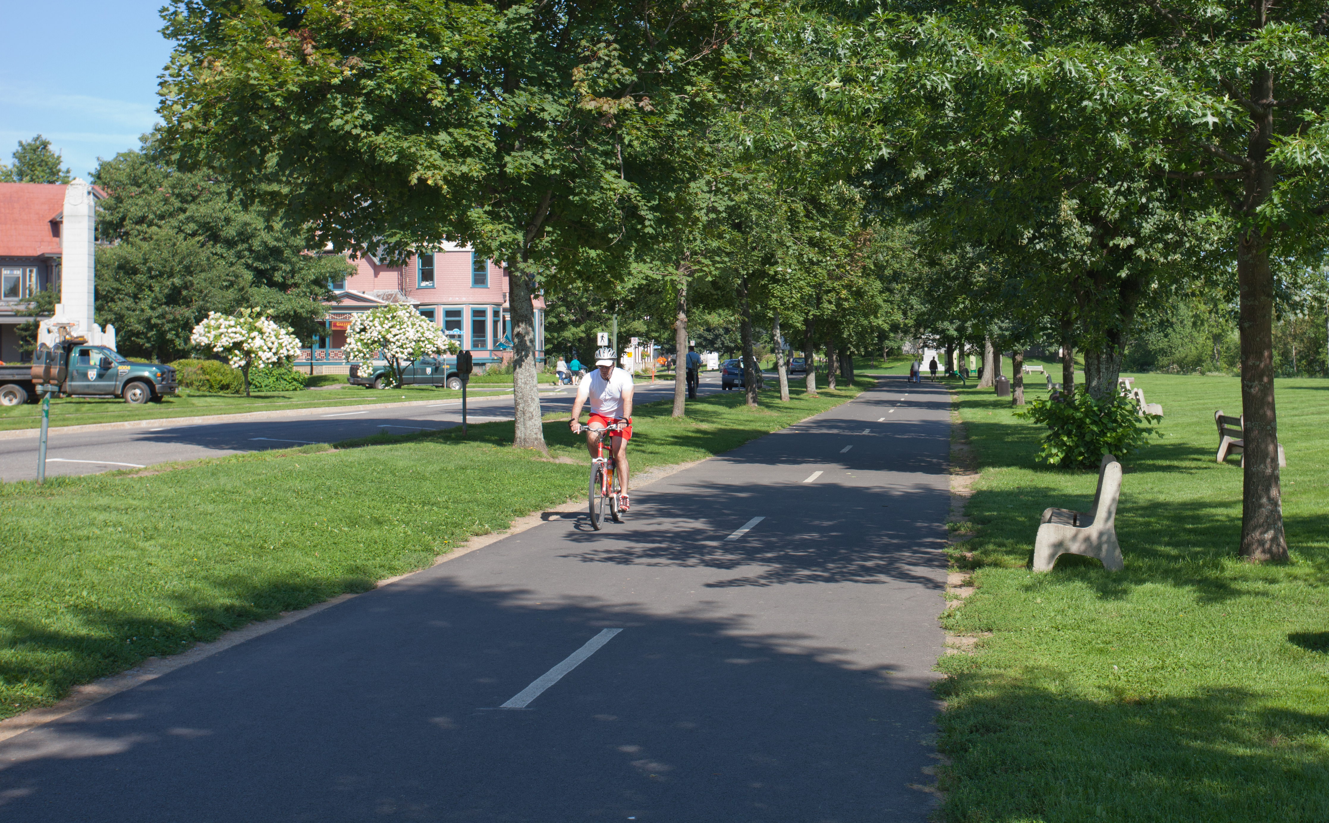 Photo of biking in fredericton