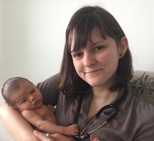 STU Grad Works as Midwife