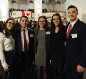 Photo of students at Harvard Model UN