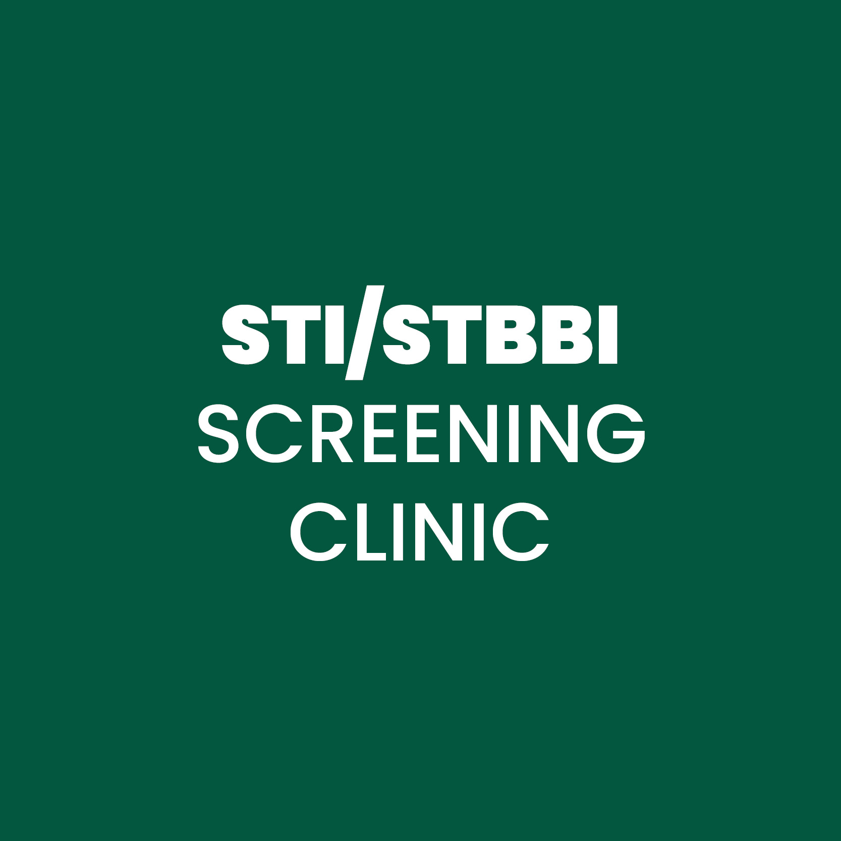 STI/STBBI Screening Clinic 