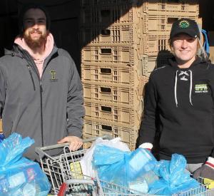 Image for A Way to Give Back: Student Athletes Collect 1650 Items for Local Food Banks