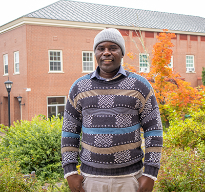 Photo of Saa Andrew on STU Campus