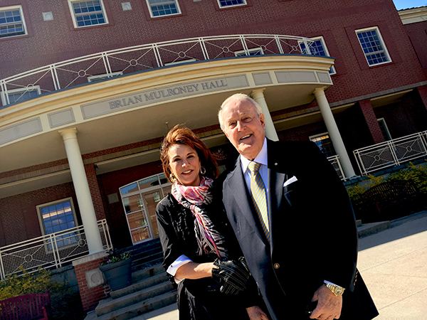 photo of mila and brian mulroney