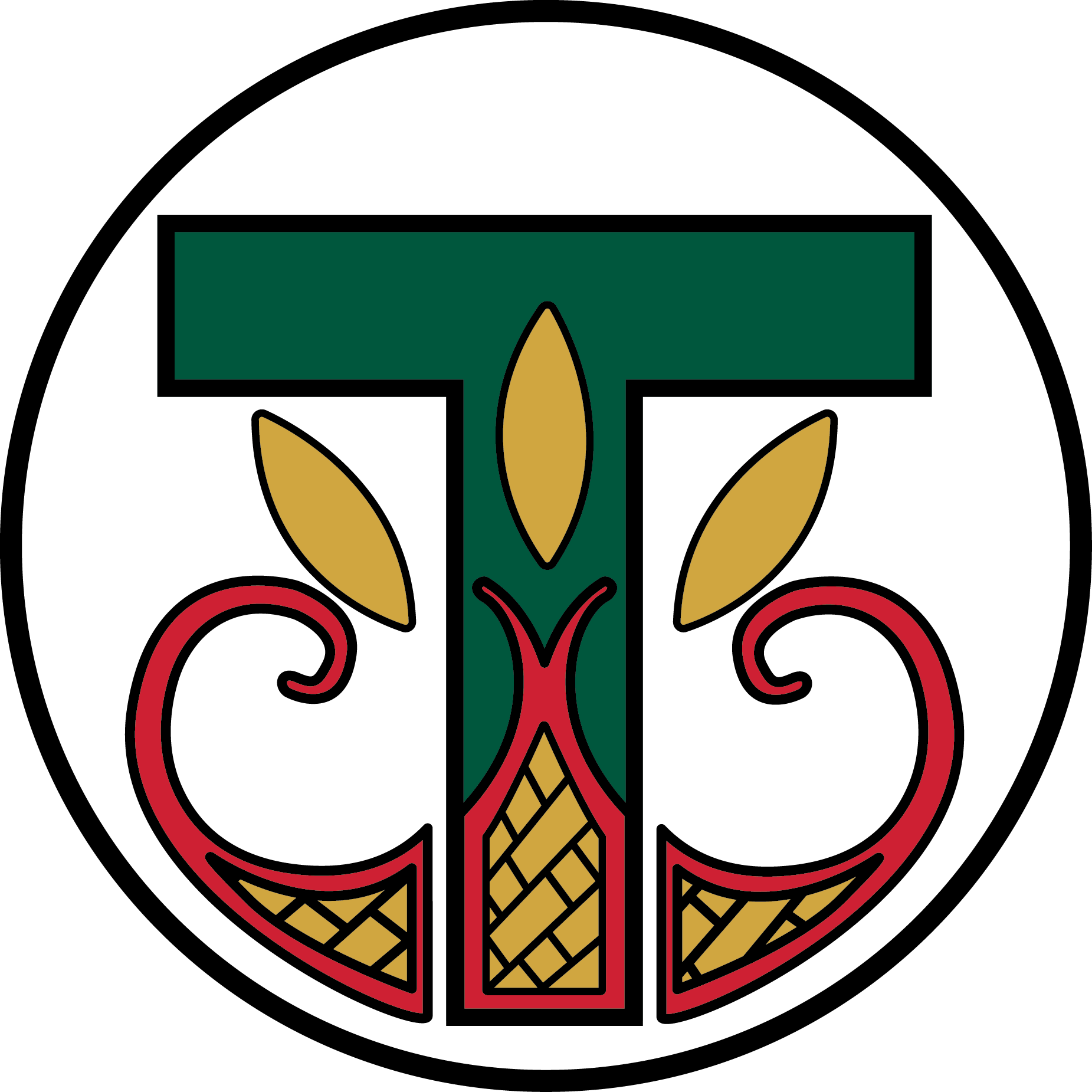 An Indigenous version of STU's T logo